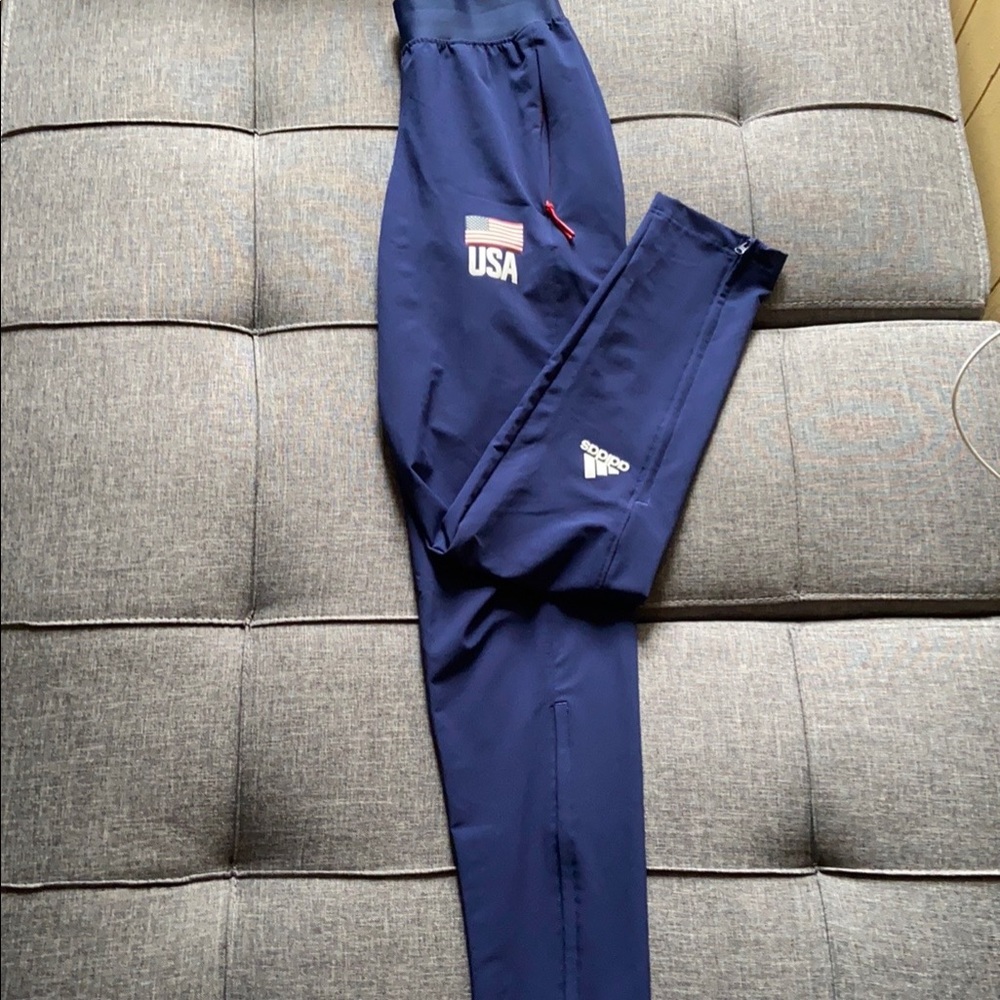 Adidas U.S.A. warm-ups